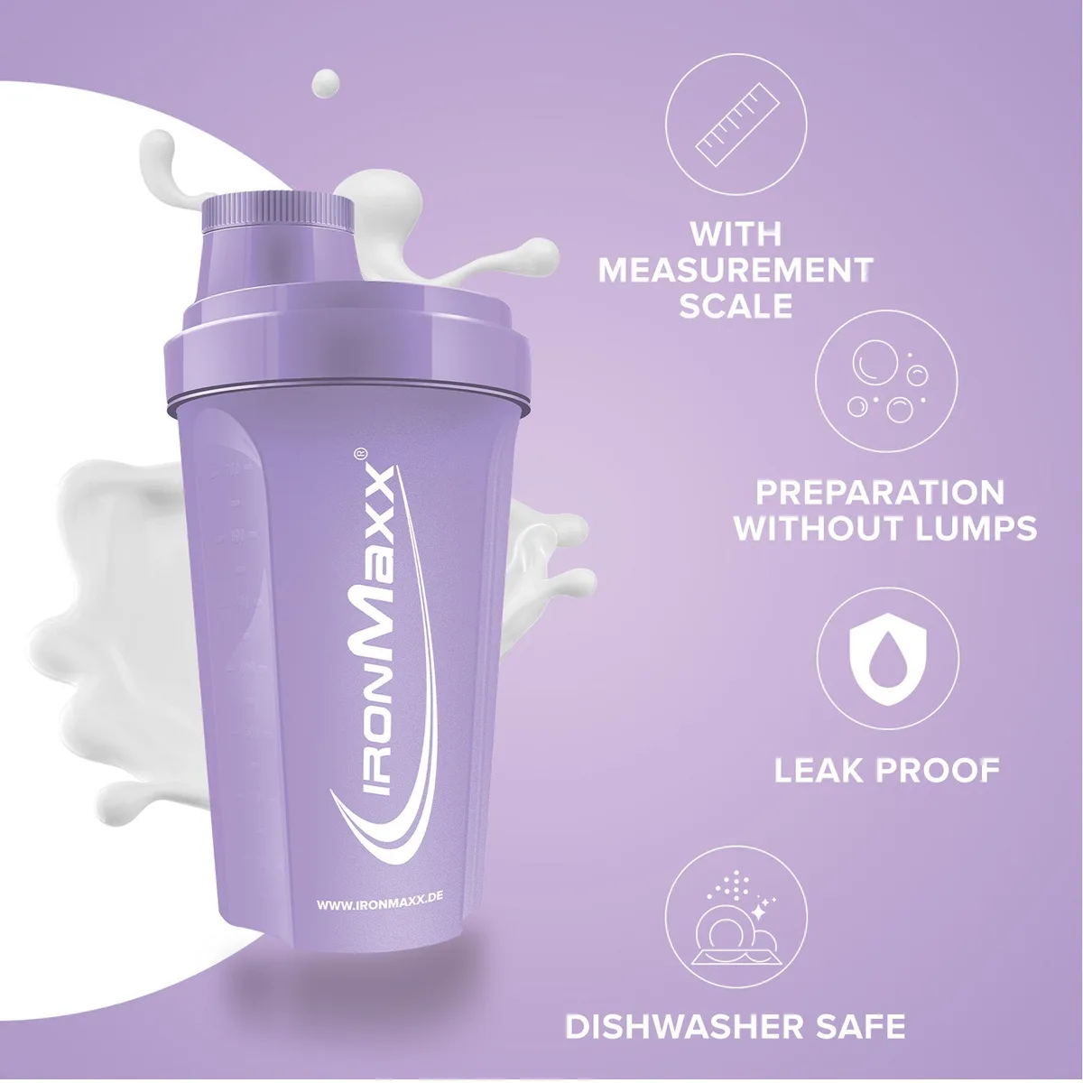 Shaker (700ml) - Lavender – Bild 6