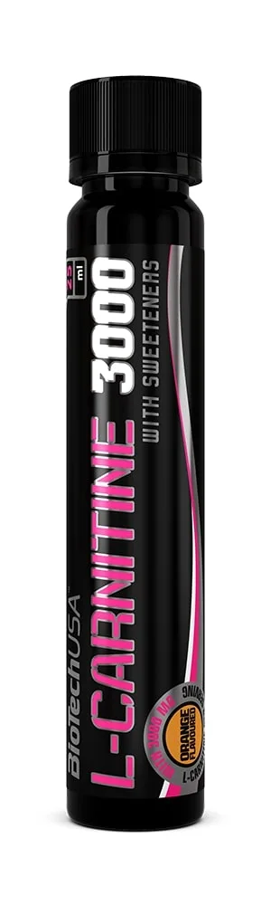 L-Carnitine Ampulle 3000 (20x25ml) Orange – Bild 2