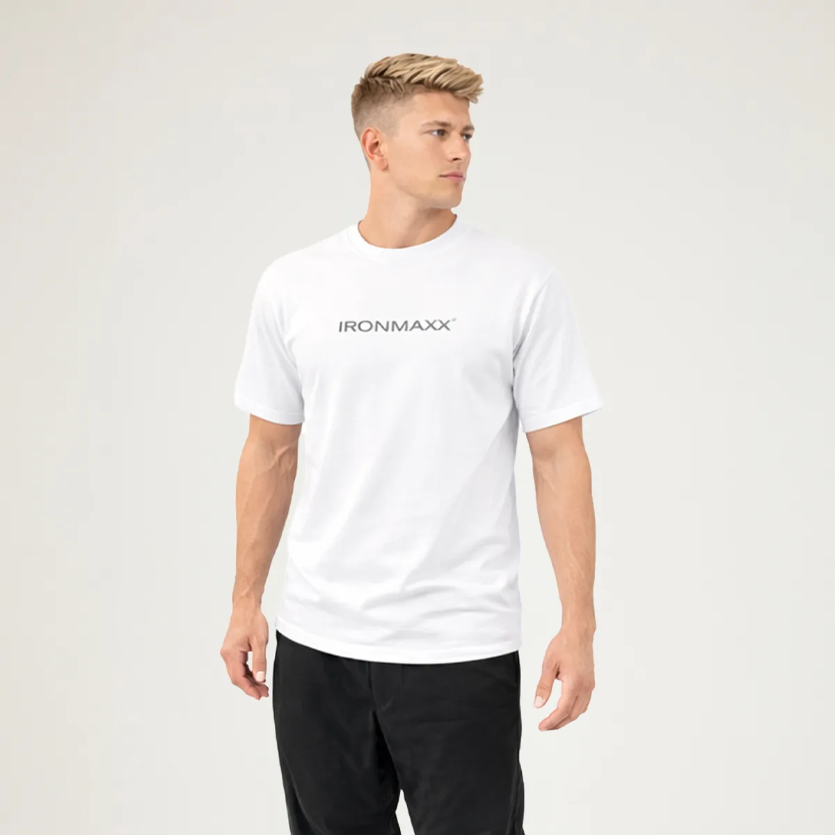 T-Shirt Herren Weiß - Herren M – Bild 4