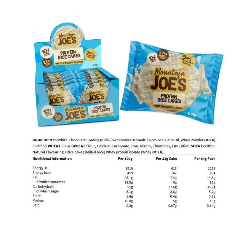 Mountain Joe's Protein Rice Cake Chocolate – Bild 6