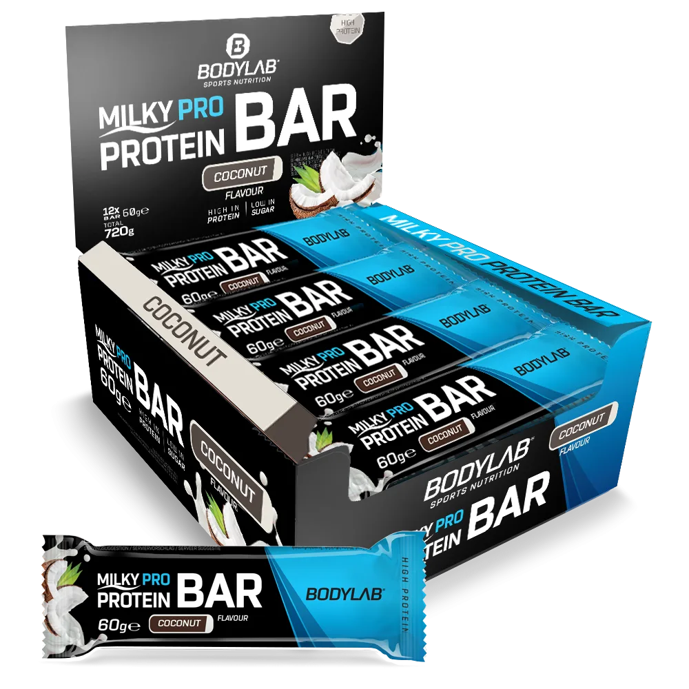 Milky Pro Protein Bar (12x60g) Kokosnuss