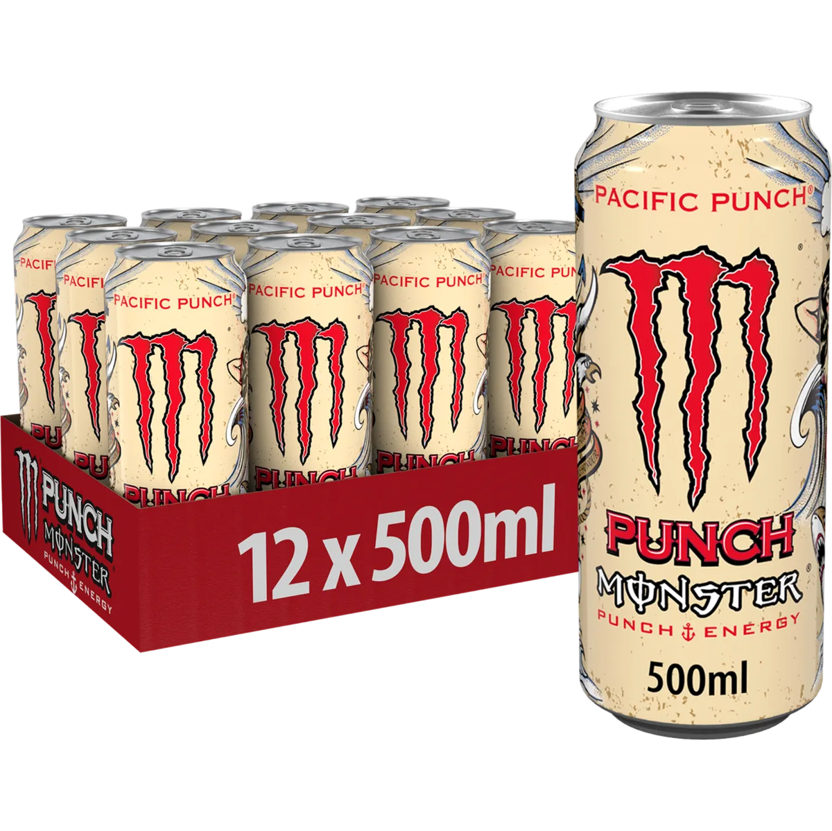 Monster Energy Punch Pacific Punch / 12x500ml