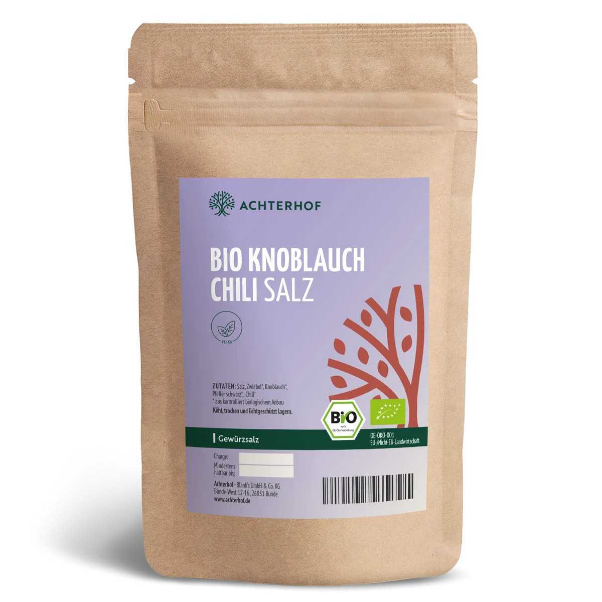 Bio Chili Knoblauch Salz (100g)