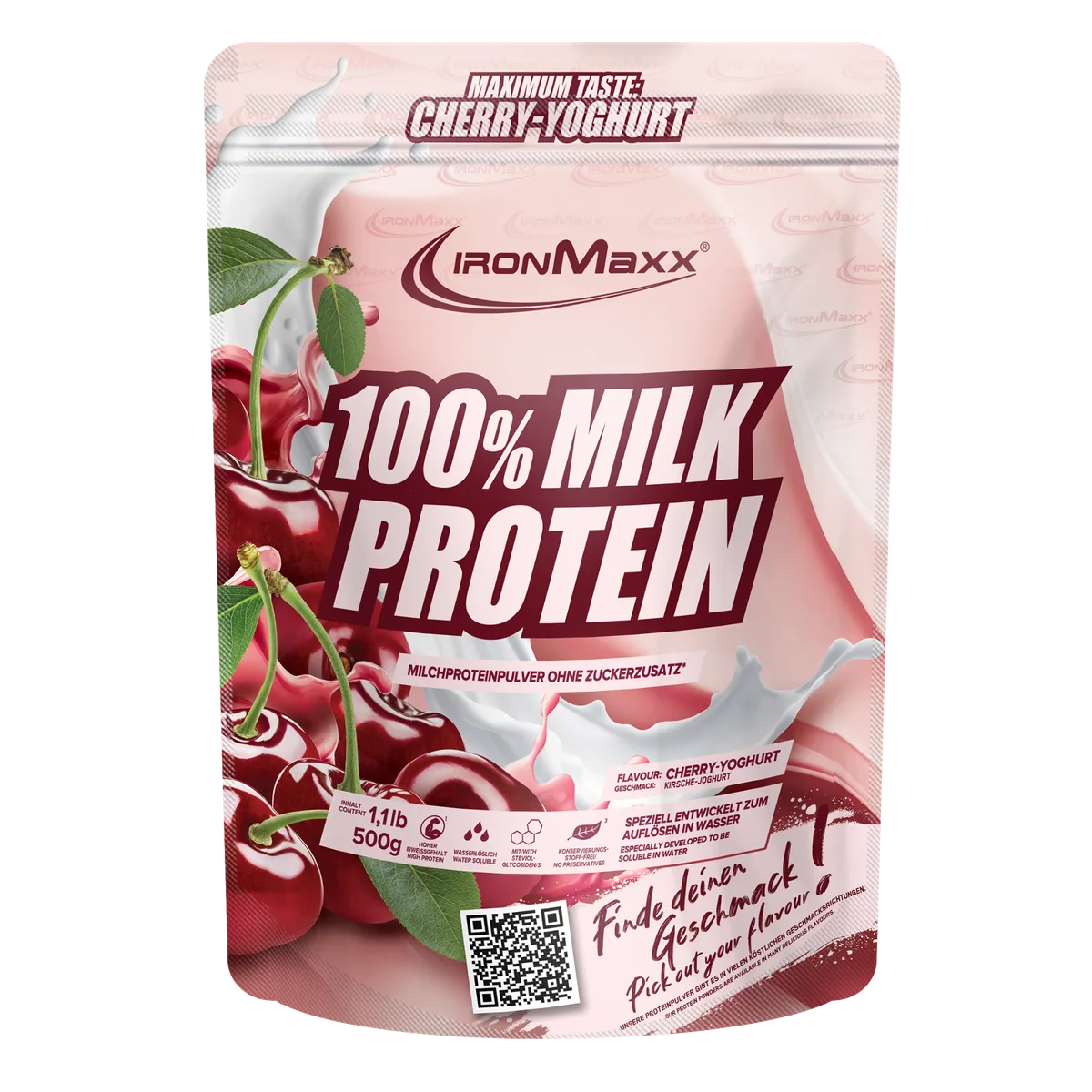 100% Milk-Protein (500g) - Cherry Yoghurt