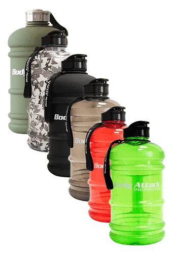 Body Attack Water Bottle XXL - 2,2 Liter Nato Green