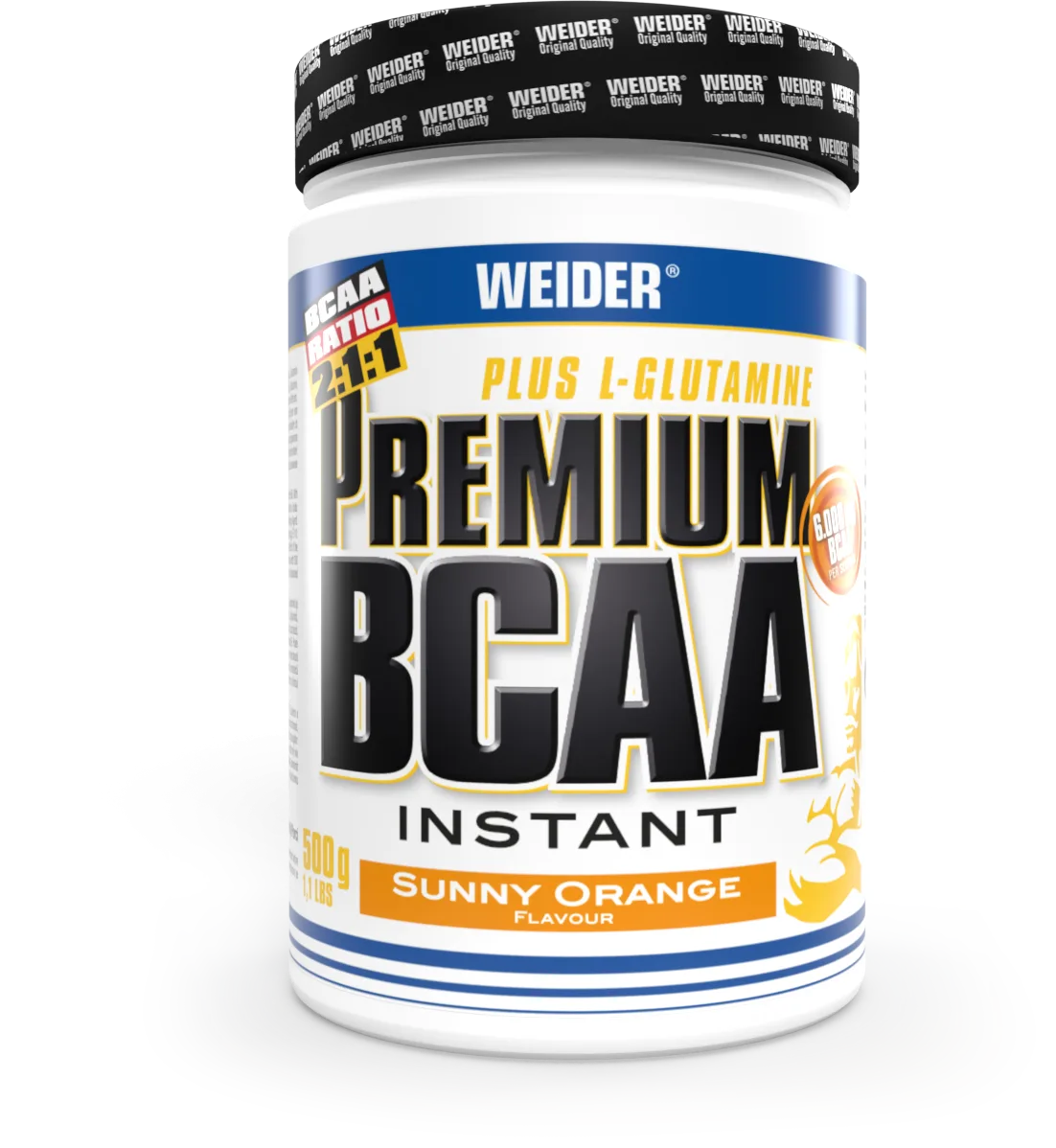 Premium BCAA Powder (500g) Orange