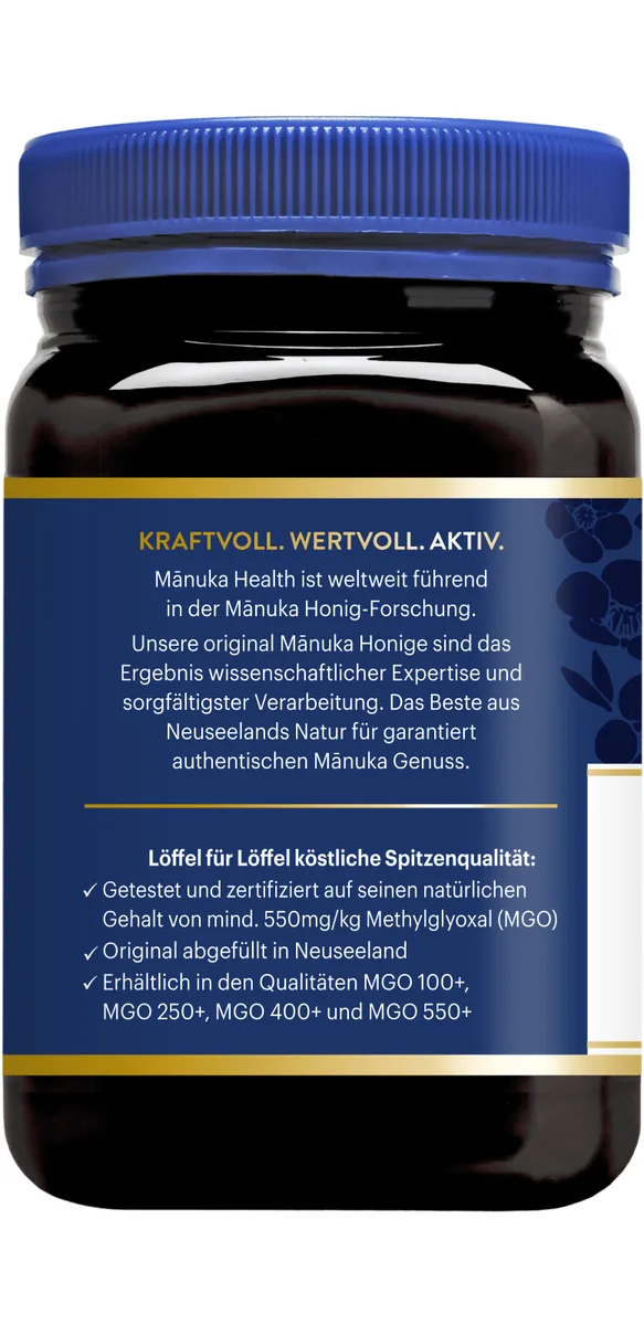Manuka Honig MGO 550+ (500g) – Bild 3
