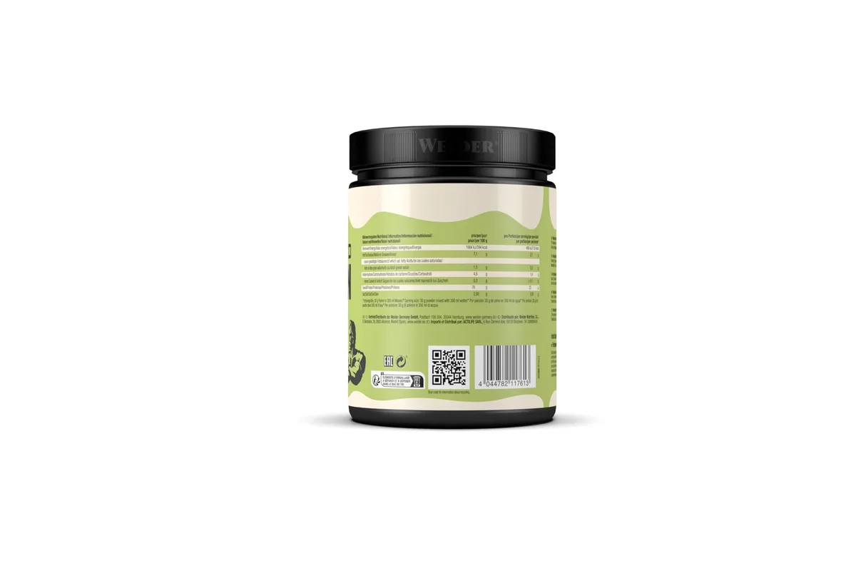 Weider - Plant Based Protein - Veganes Mehrkomponenten-Eiweiß mit Erbsen-, Ackerbohnen- und Reisprotein - Whey Alternative, Proteinpulver mit 29g pro Shake - 450g - Vanille – Bild 2