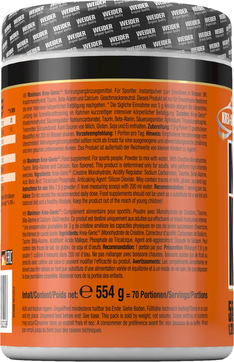 Maximum Krea-Genic Powder (554g) – Bild 2