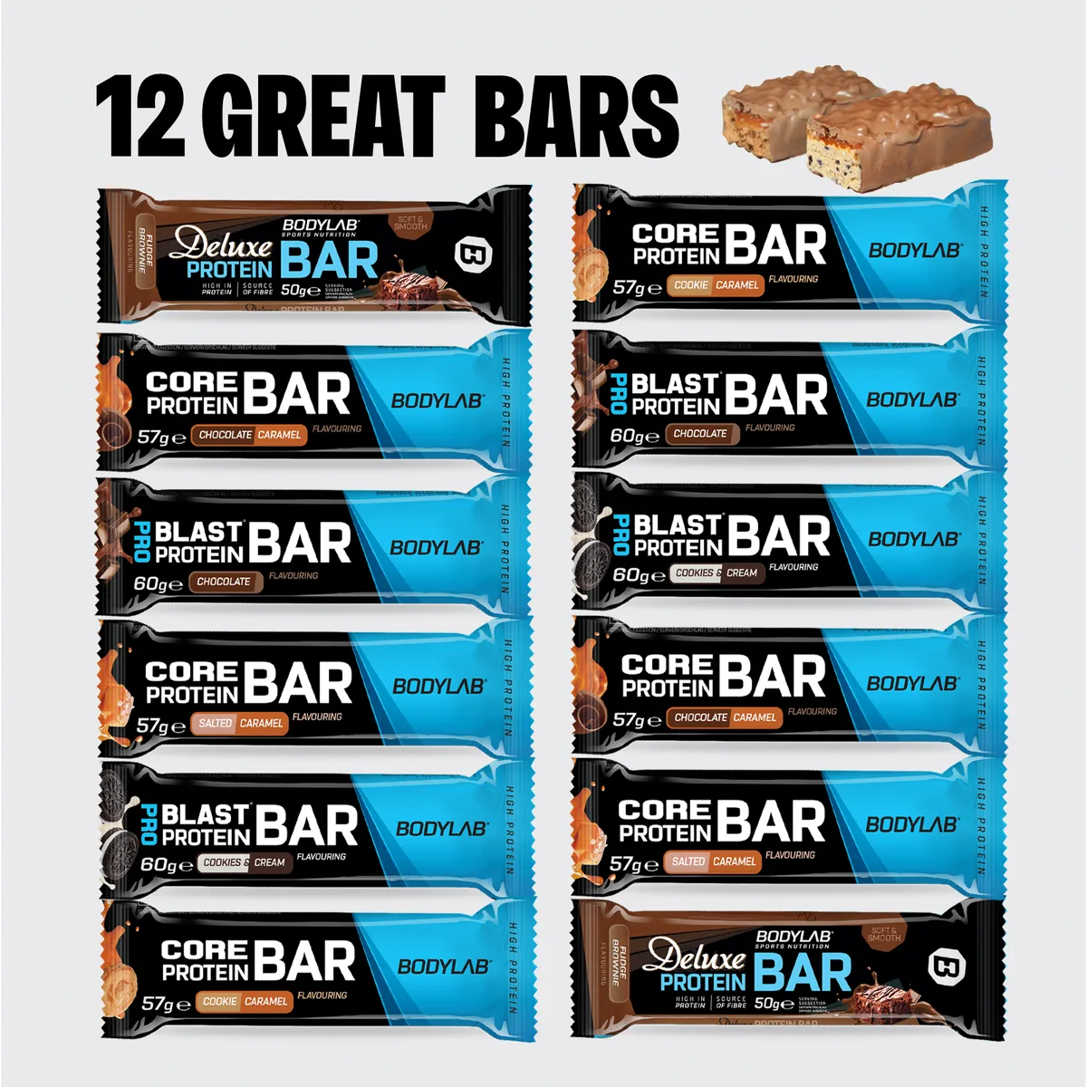 Protein Bar MIX BOX 3 (12x50-60g) – Bild 2