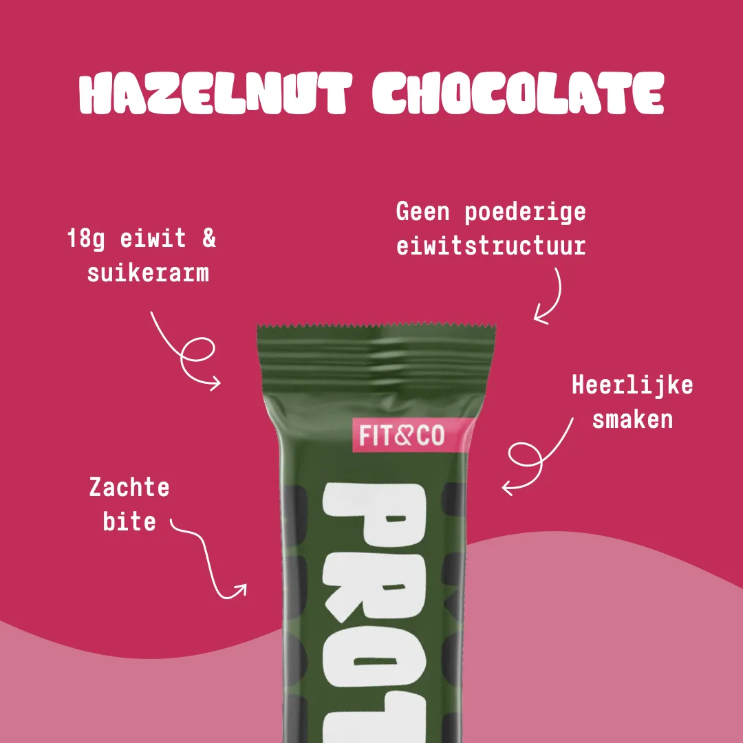 Fit & Co Protein Bar Caramel Chocolate / 10x55g – Bild 2