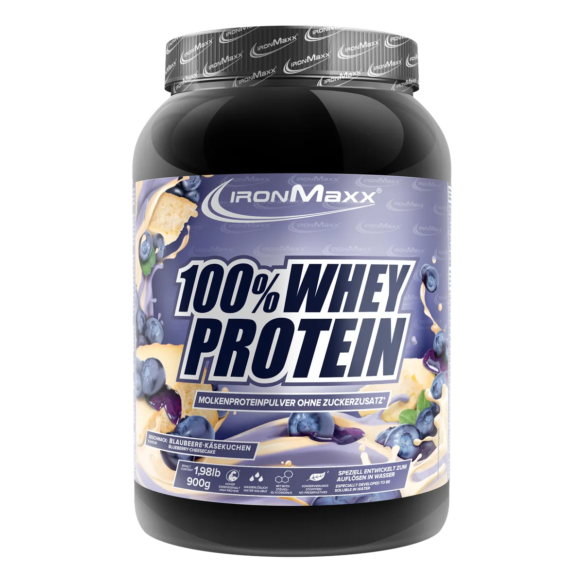 100% Whey Protein (900g) - Blueberry Cheesecake