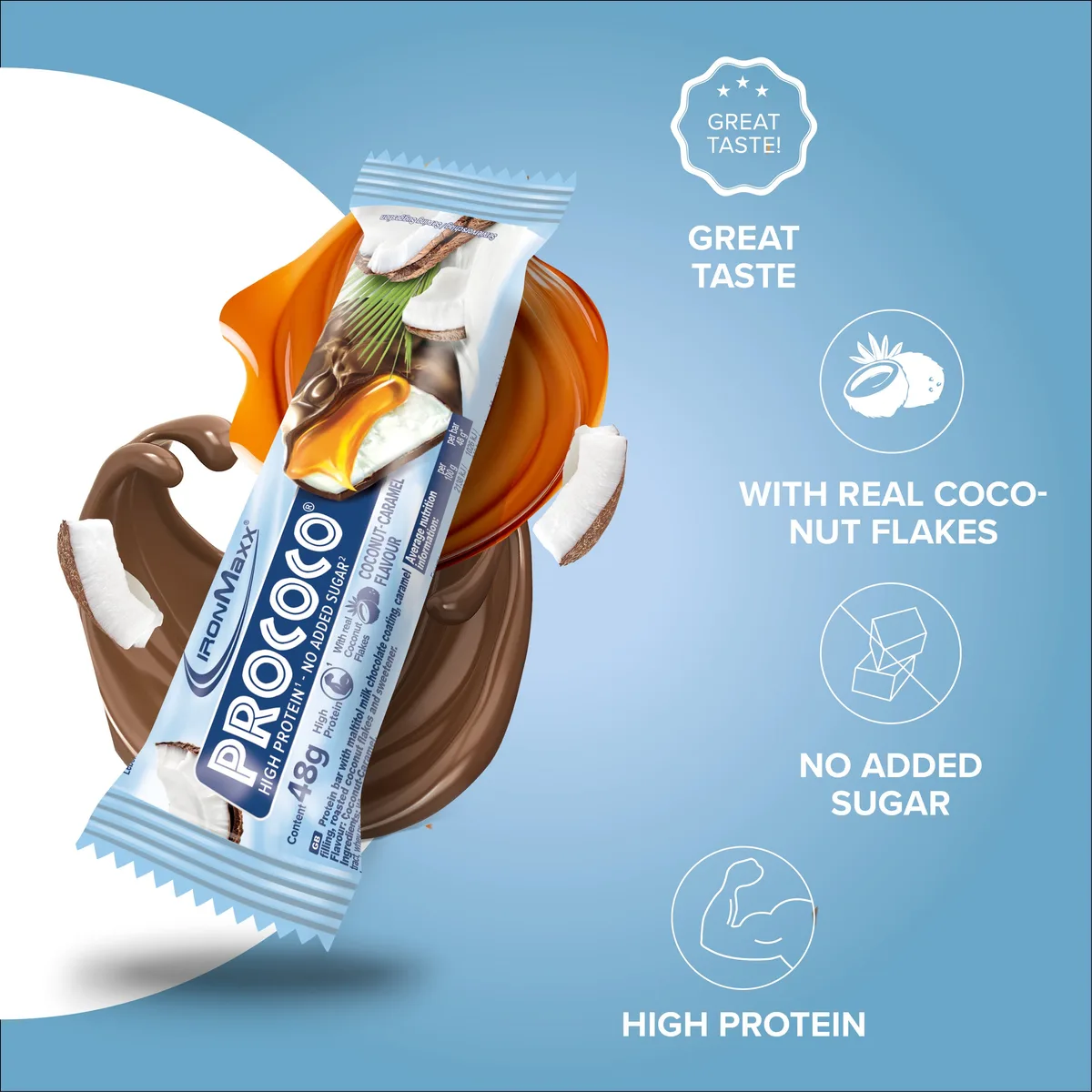 Prococo® (48g) - Coconut Caramel – Bild 7