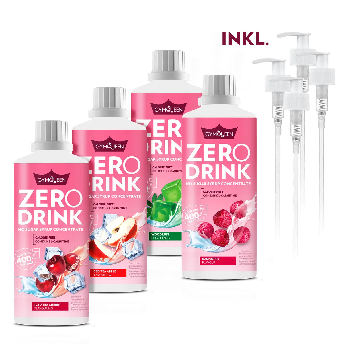 Zero Drink 4er Pack inkl. Dosierspender – Bild 2