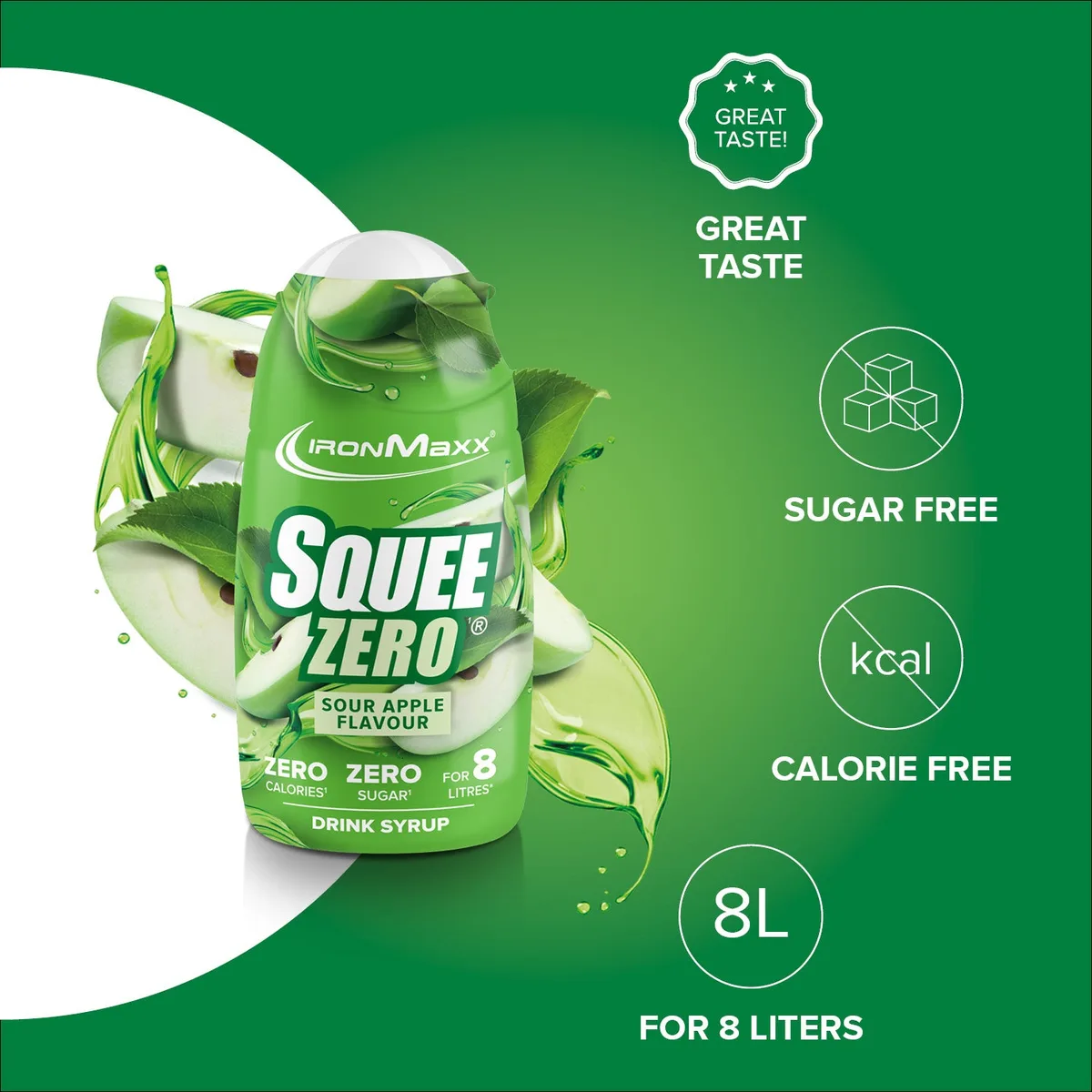 SqueeZero (65ml) - Sour Green Apple – Bild 7