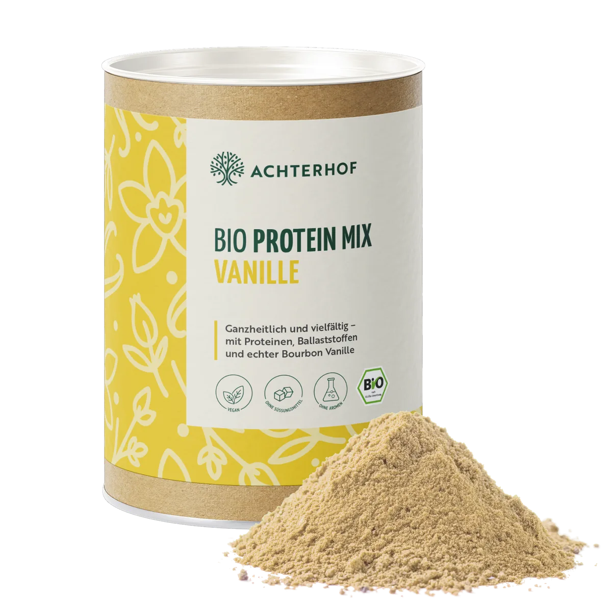Bio Protein Mix Vanille (330g) – Bild 2