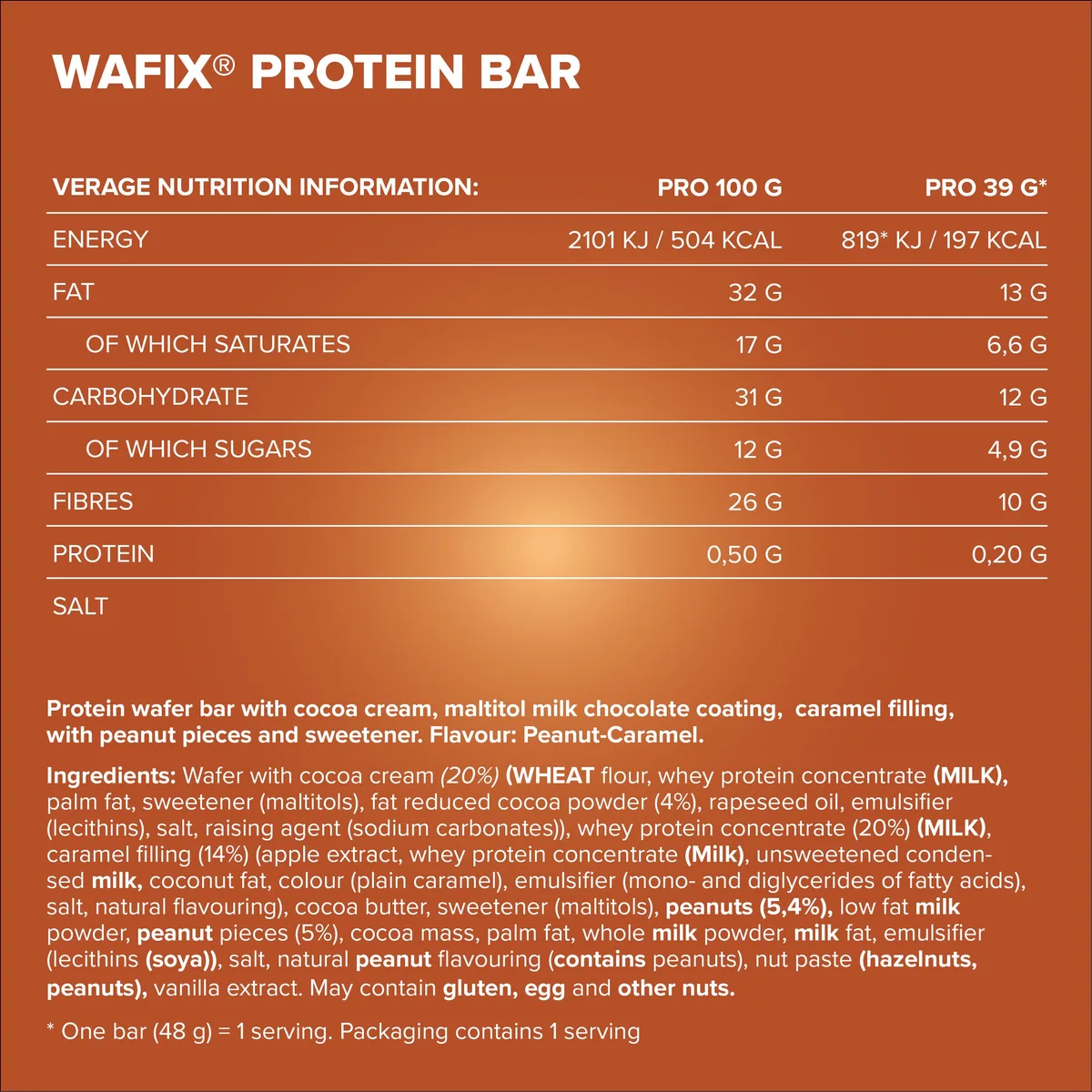 Wafix (24x39g) - Peanut Caramel – Bild 5