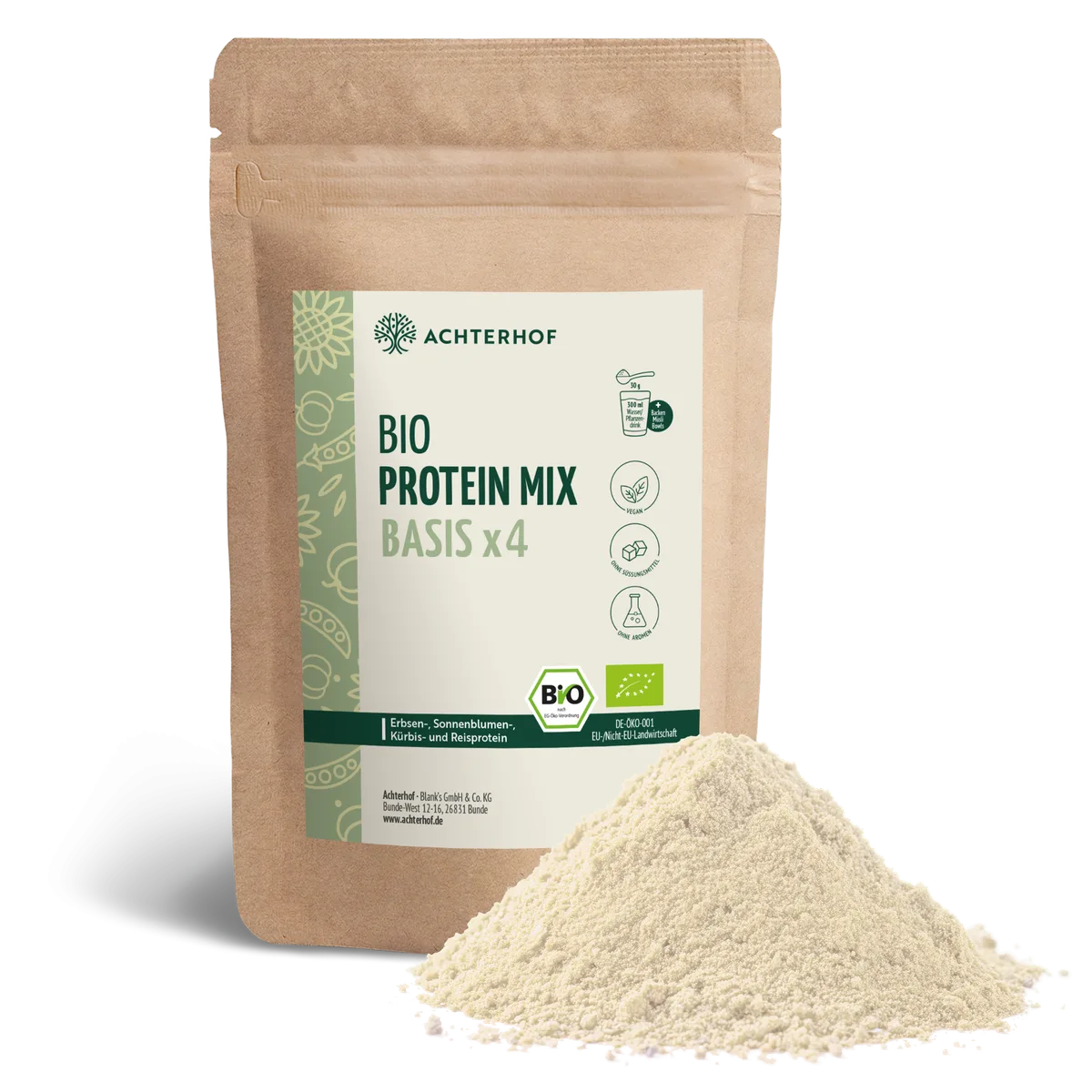 Bio Protein Basis Mix x4 (250g) – Bild 2