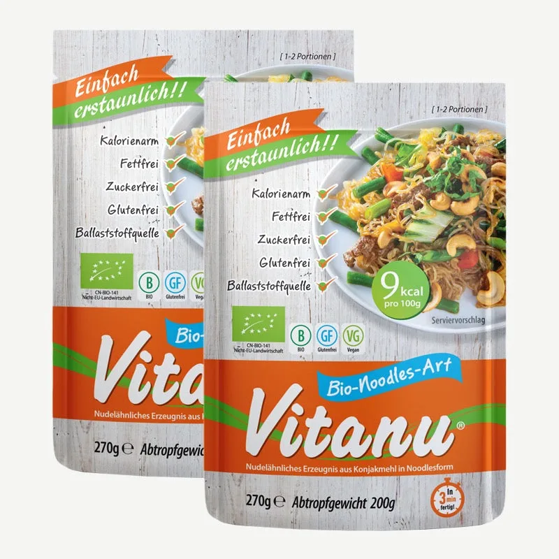 Vitanu Bio Nudeln & Reis Noodles / 2 x 200 g