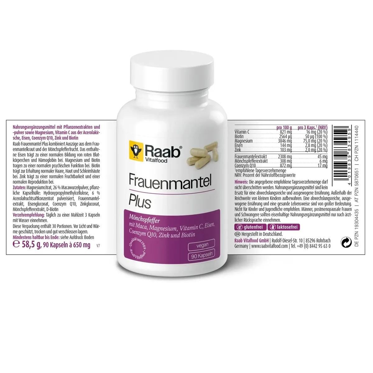 Frauenmantel plus (90 Kapseln) – Bild 2