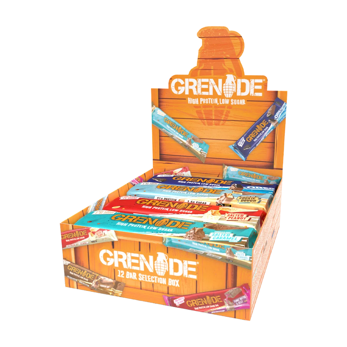 Grenade Protein Bar Selection Box 720.0