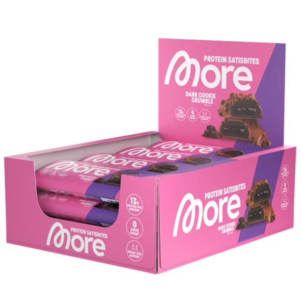 More Satisbites Dark Cookie Crumble 24er Box