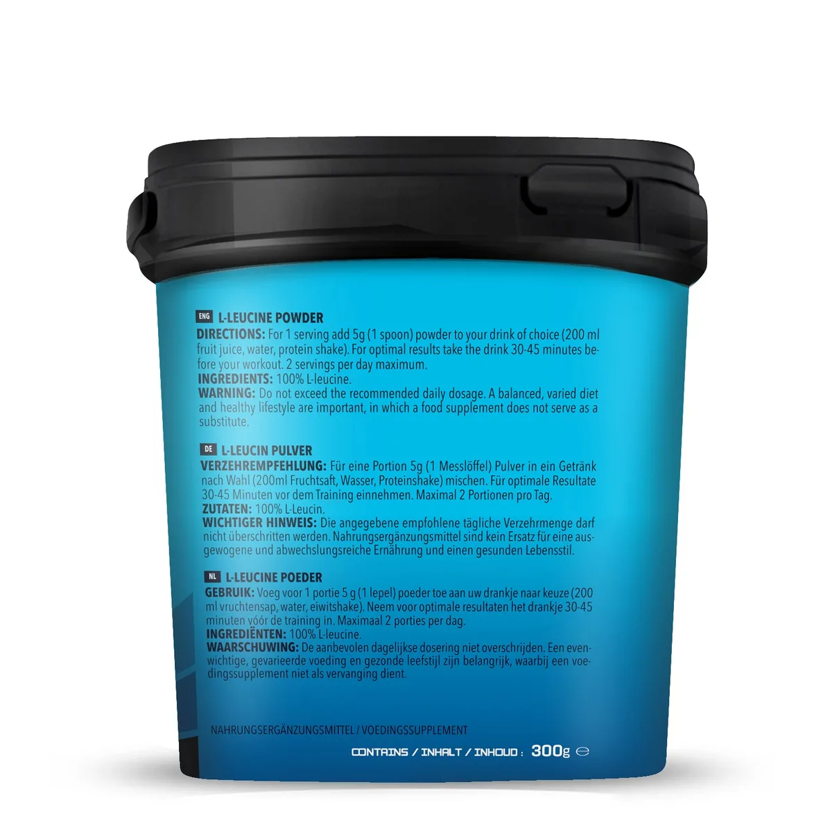 L-Leucin (Essential Amino Acid) (300g) – Bild 2