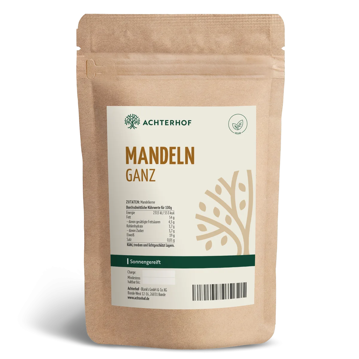 Mandeln ganz (1000g)