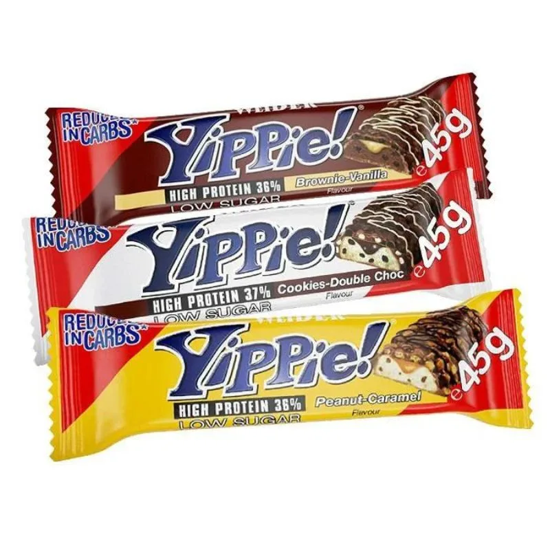 Weider Yippie Classic Bar 45g / Brownie-Vanilla