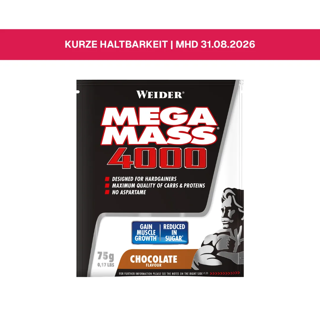 Mega Mass 4000 Probierbeutel Vanille / Probierbeutel (75g) – Bild 4