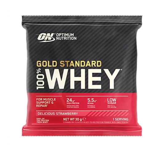 Gold Standard 100% Whey Sachets Strawberry / 30.0 – Bild 4
