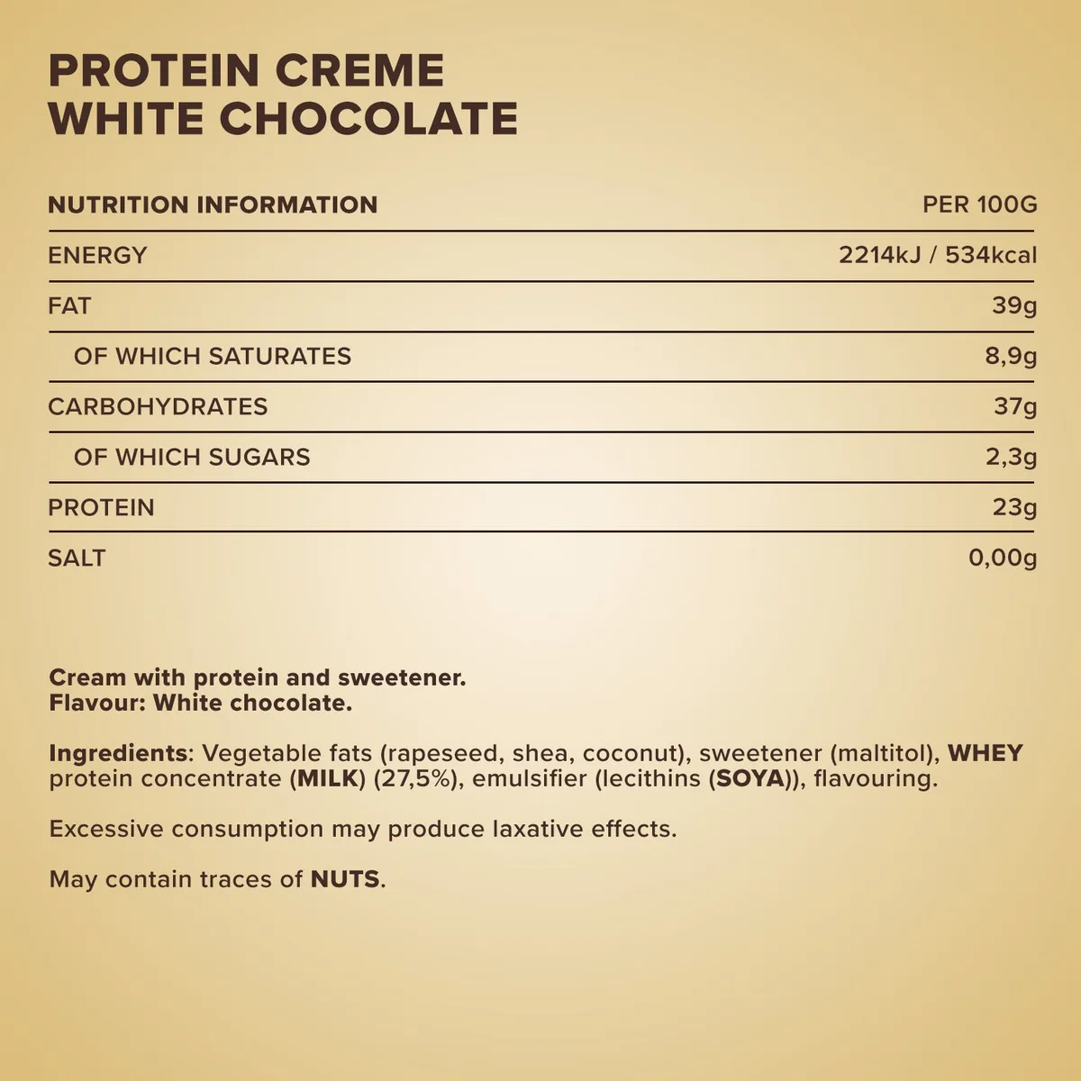 Protein Creme (250g) - Weiße Schokolade Special Edition – Bild 4