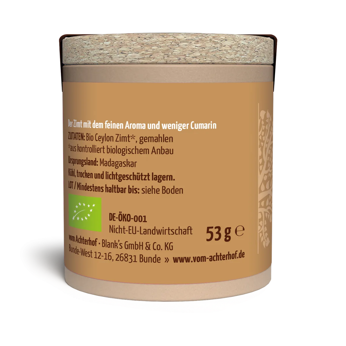 Bio Ceylon Zimt gemahlen (53g) – Bild 2