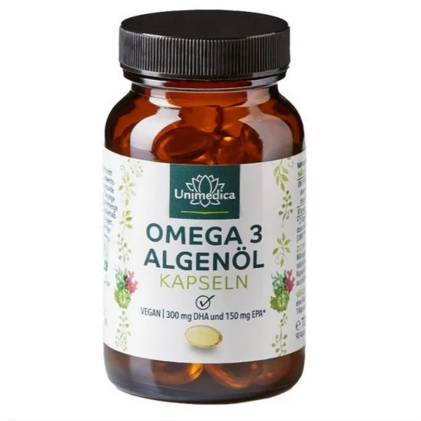 Unimedica Omega 3 Algenöl, 90 Vcaps.