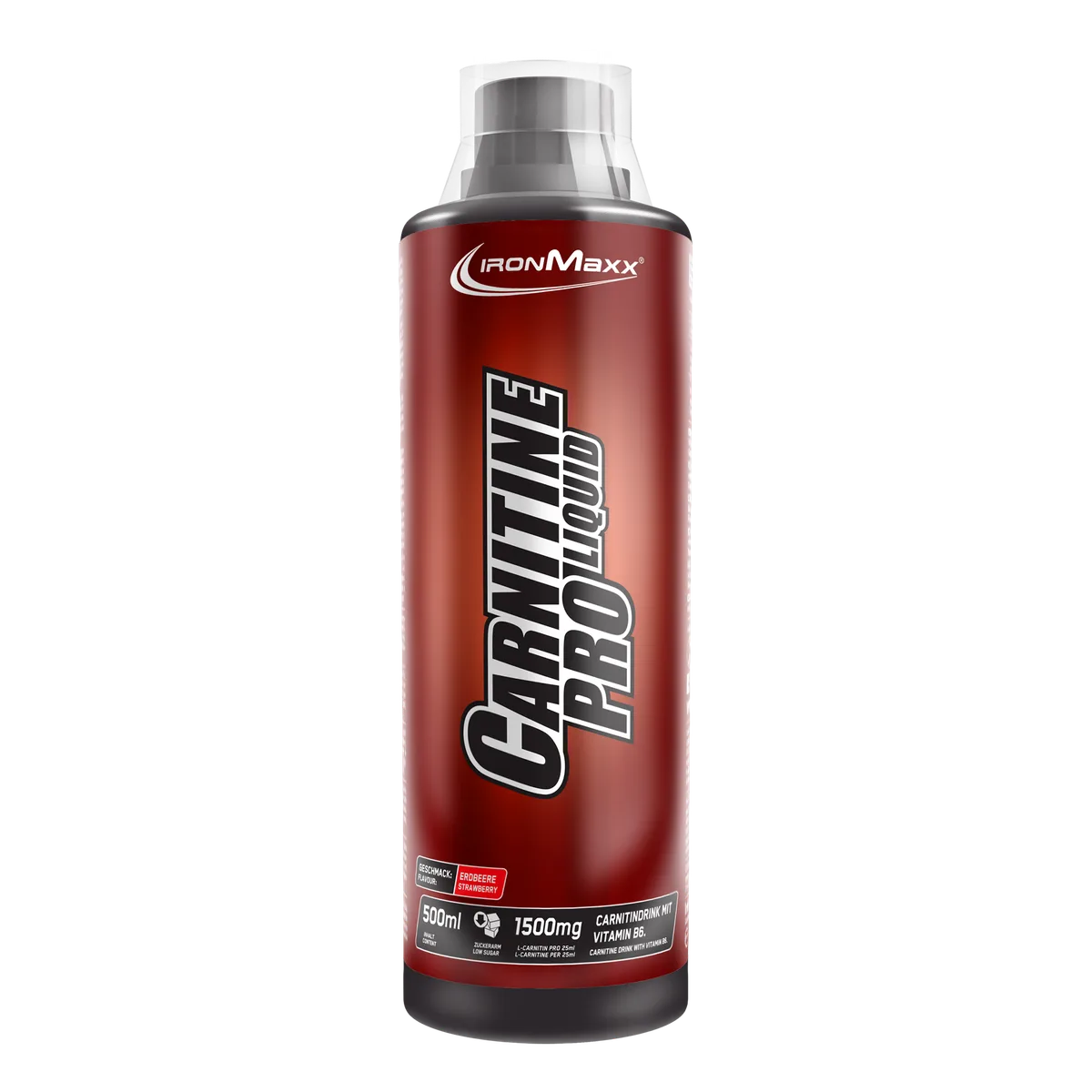 Carnitine Pro Liquid (500ml) - Erdbeere