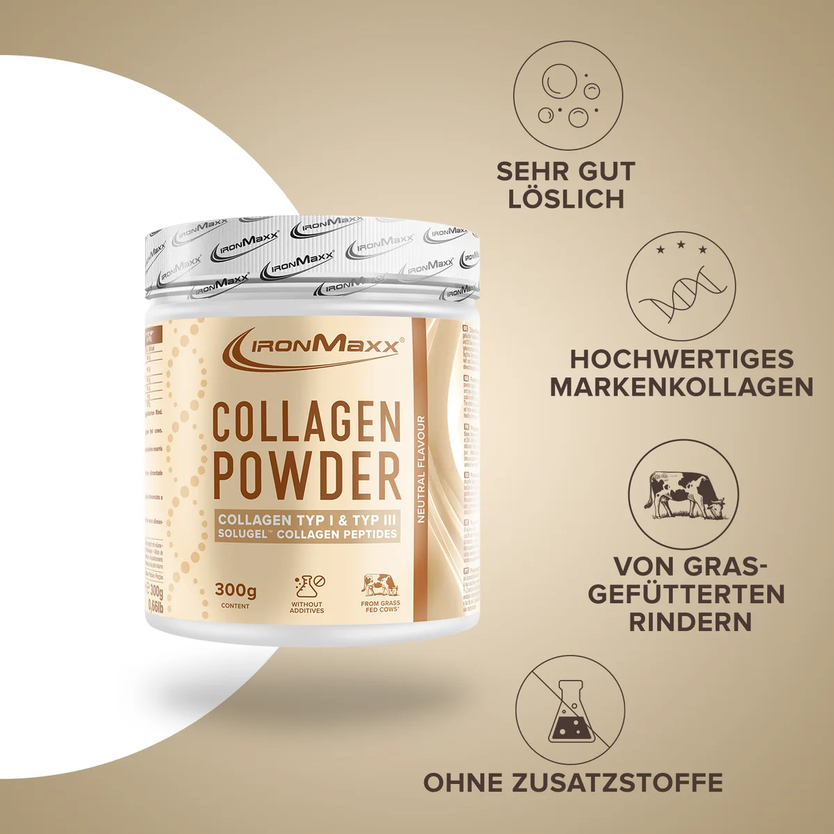 Collagen Powder (300g) - Neutral – Bild 2