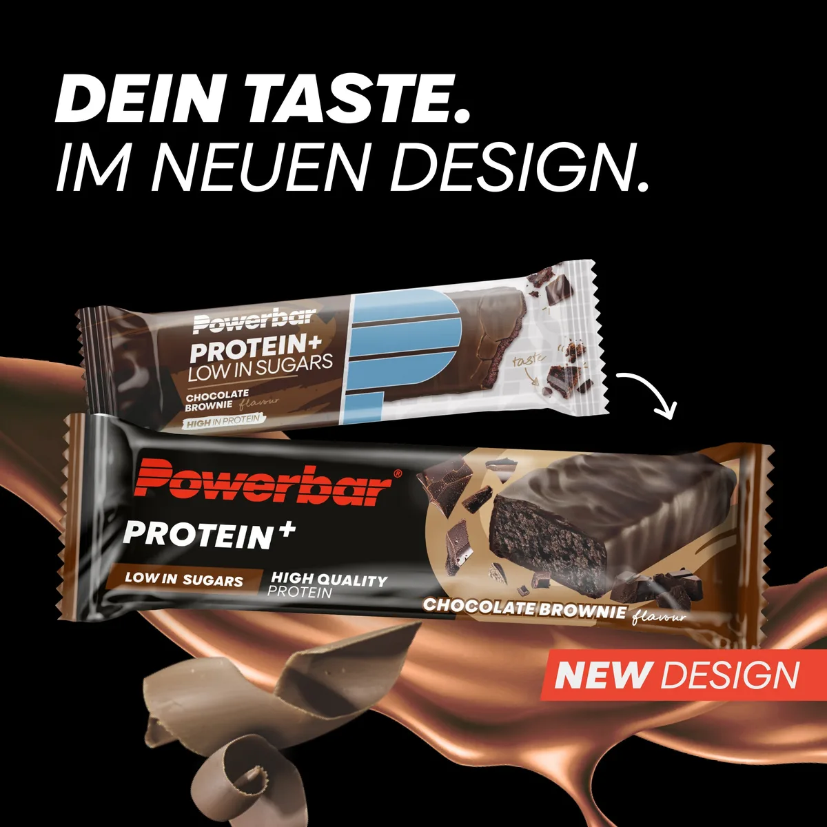 Protein+ Low in Sugars (16x35g) Chocolate Brownie – Bild 3