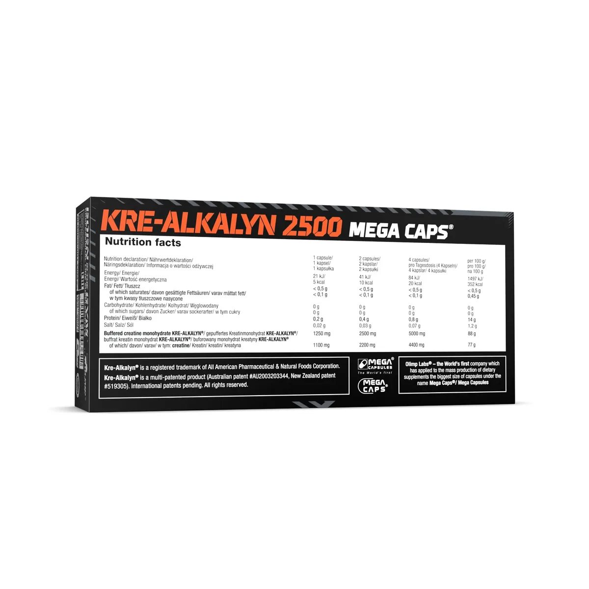 Olimp Kre-Alkalyn 2500 Mega Caps 120 Caps – Bild 2