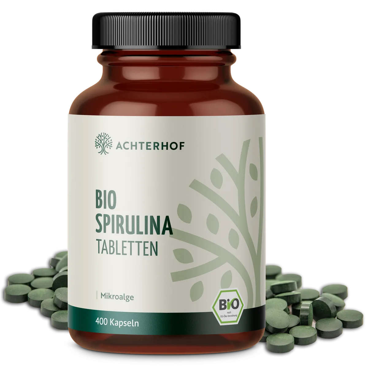 Spirulina Algen Tabletten Bio (400 Tabletten)