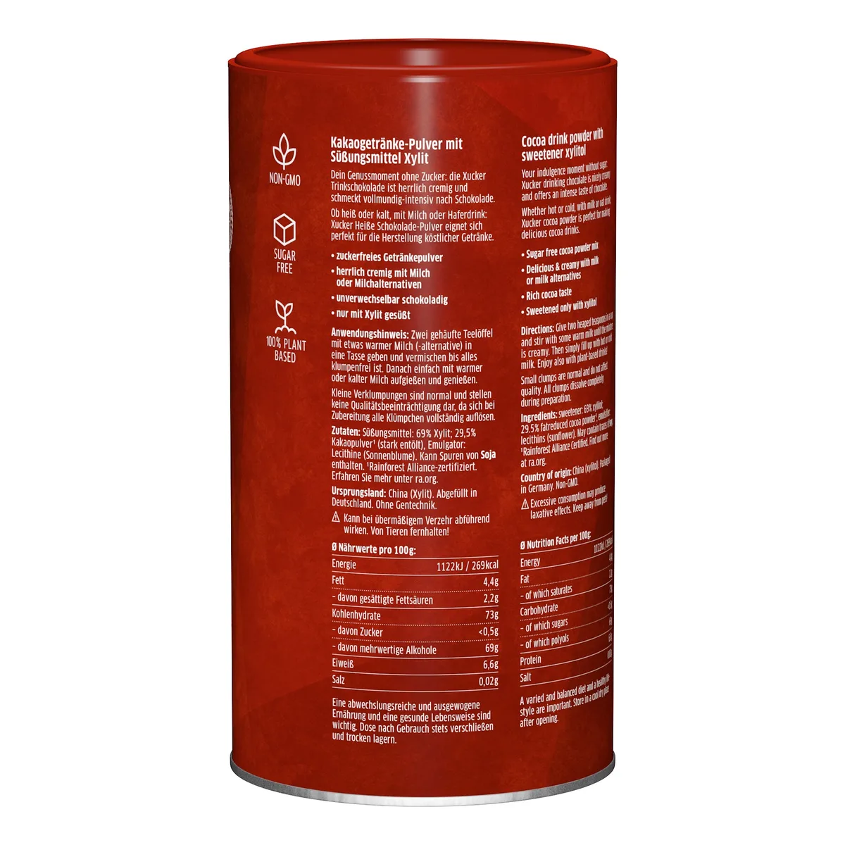 Xucker Heiße Schokolade (800g) – Bild 2