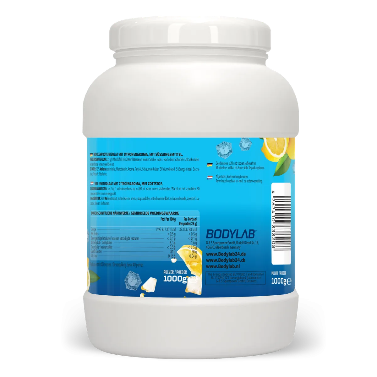 Clear Protein Isolate Lemon Flavouring (1000g) – Bild 2