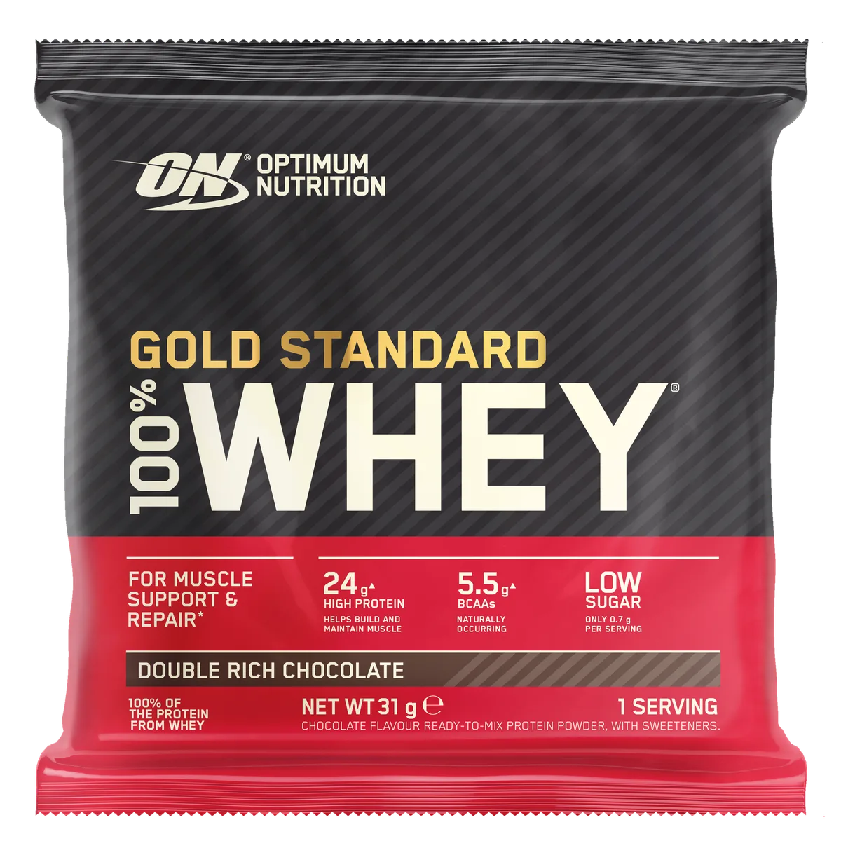Gold Standard 100% Whey Sachets Double Rich Chocolate / 31g