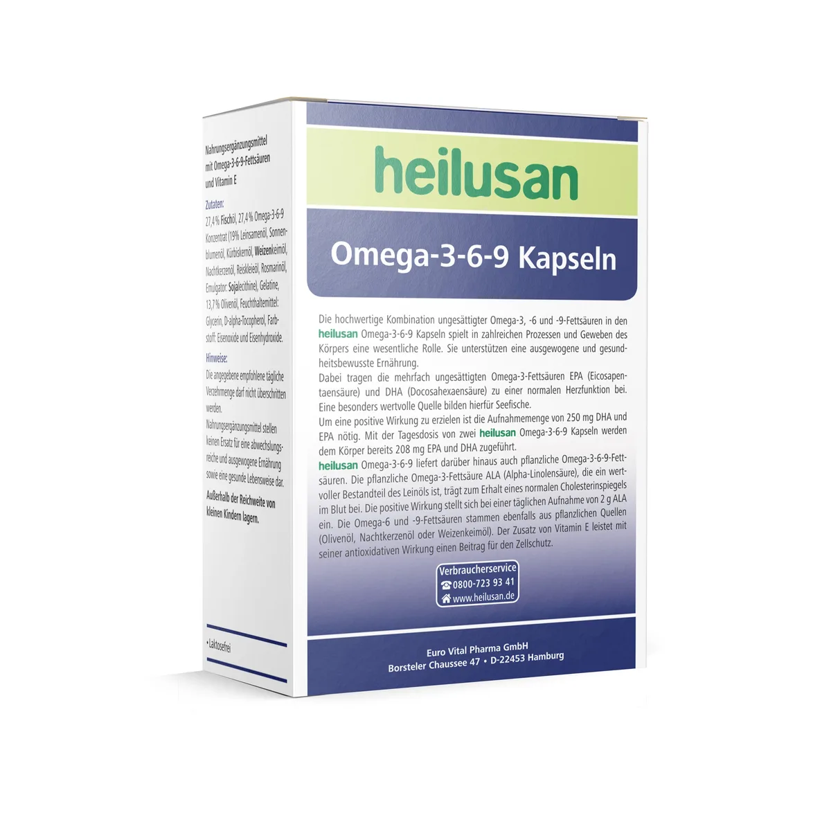Heilusan Omega-3-6-9 (60 Kapseln) – Bild 2