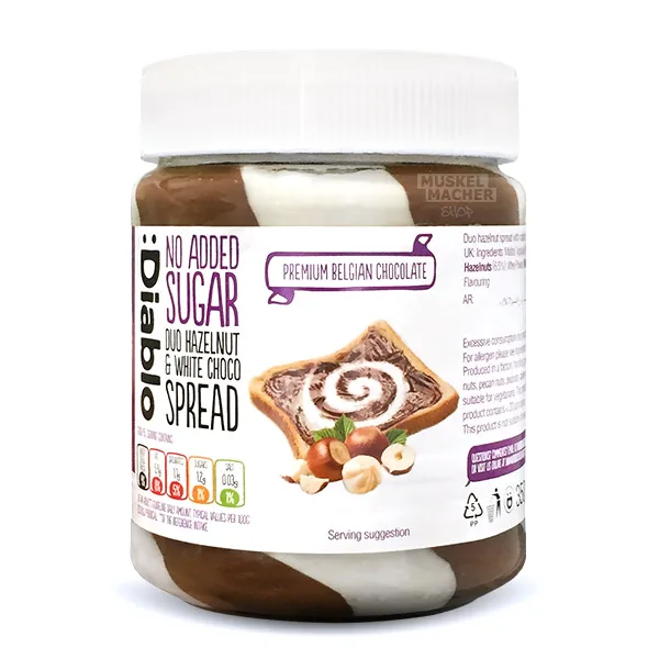 Diablo Duo Hazelnut &amp; White Choco Spread