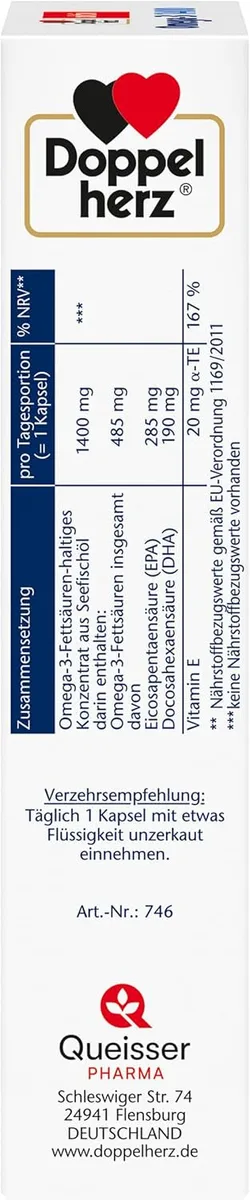 Omega-3 1400mg (30 Kapseln) – Bild 3