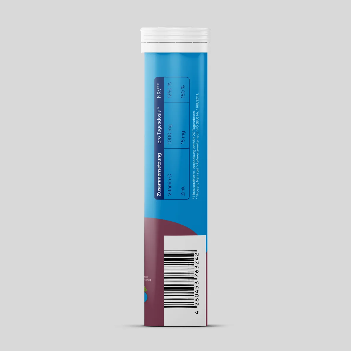 Vitamin C + Zink - Cassis (20 Brausetabletten) – Bild 7