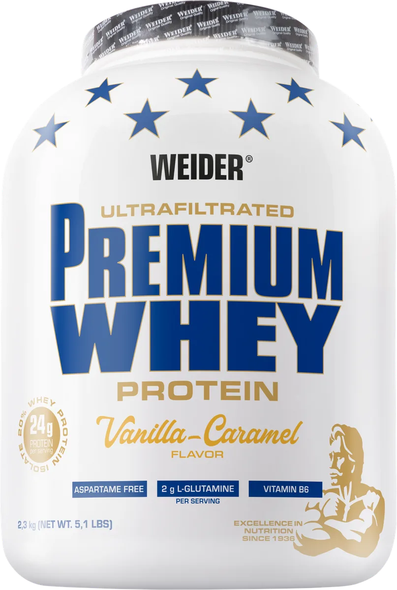 Premium Whey Protein (2300g) Vanille-Caramel