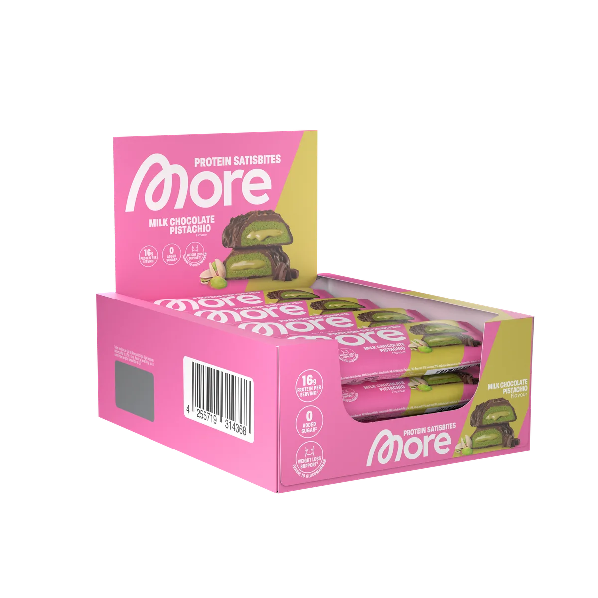 More Protein Satisbites White Chocolate Strawberry Cream / 2 x 25g – Bild 8