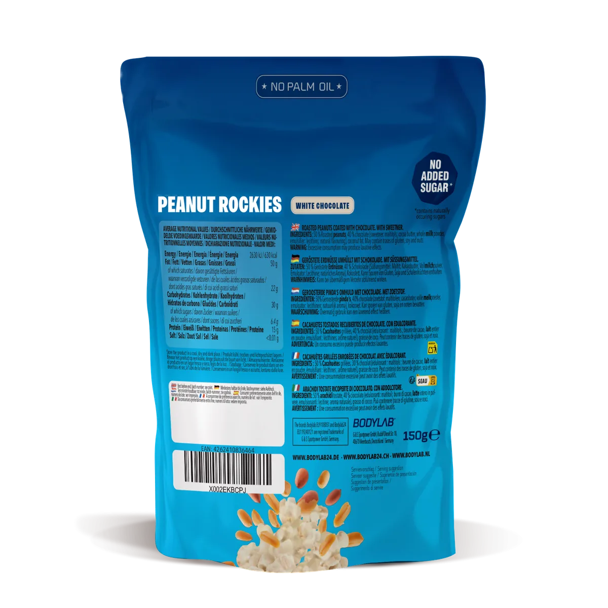 Peanut Rockies (150g) Erdnuss + Milchschokolade – Bild 7