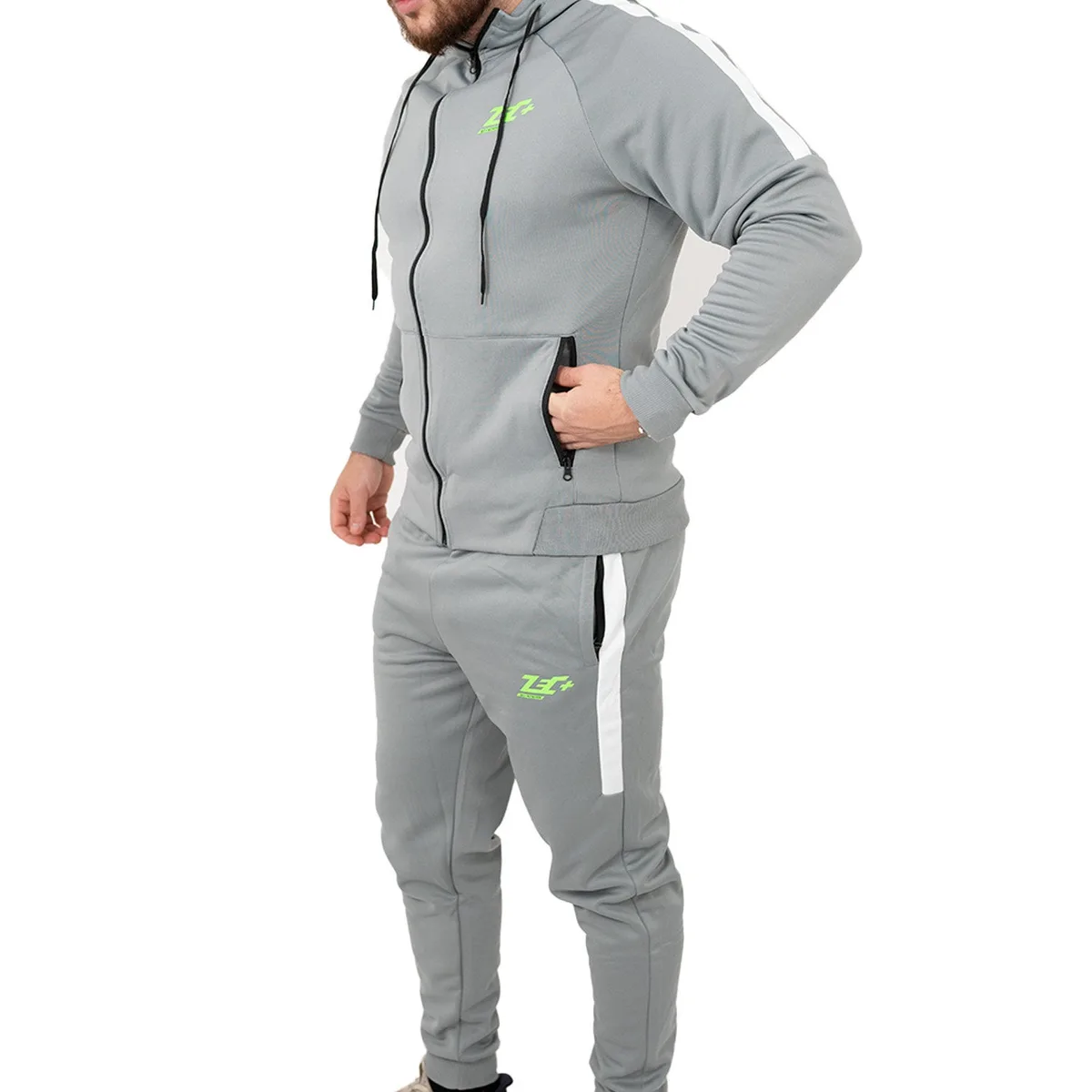 ZEC+ PASSION TRACKSUIT GRAU 2XL / 2XL – Bild 3